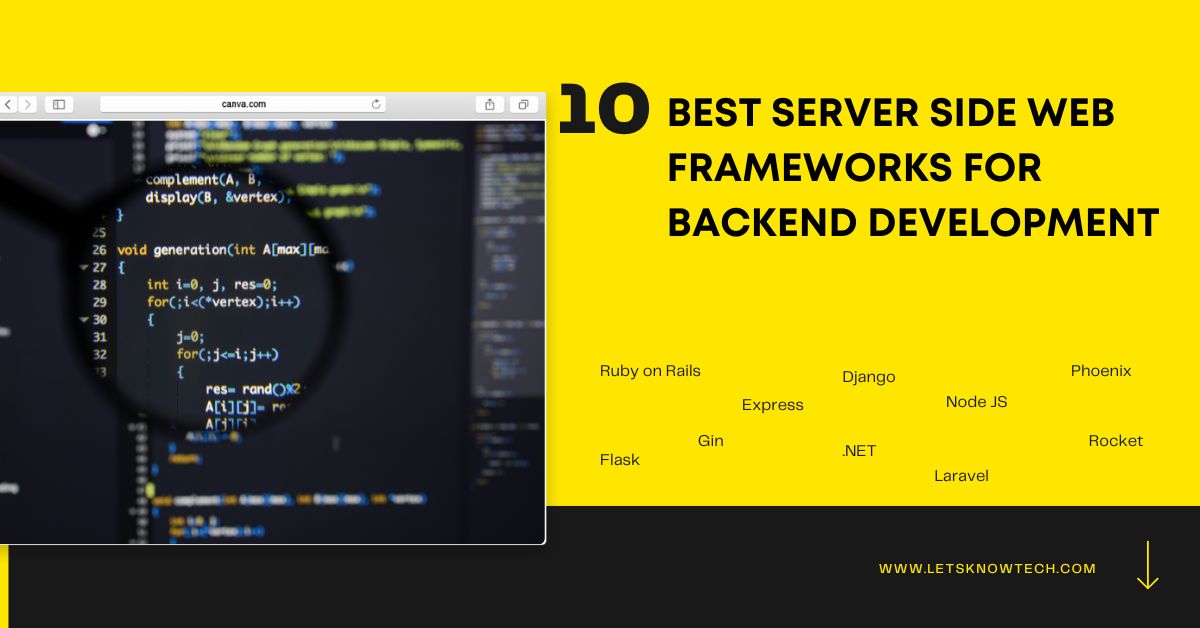 top 10 frameworks for web development