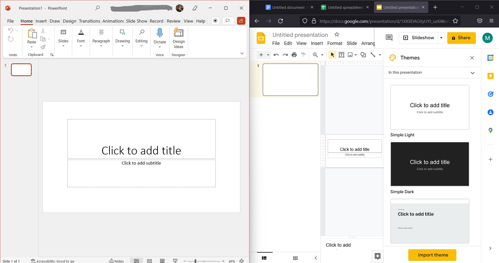 google slides vs powerpoint