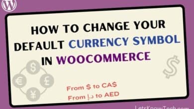 how to change currenncy symbol in woocommerce